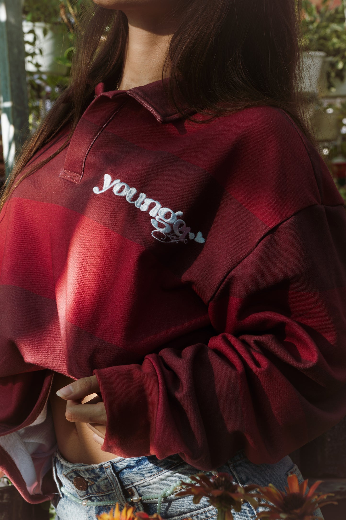 YOUNGER RED LONG SLEEVE