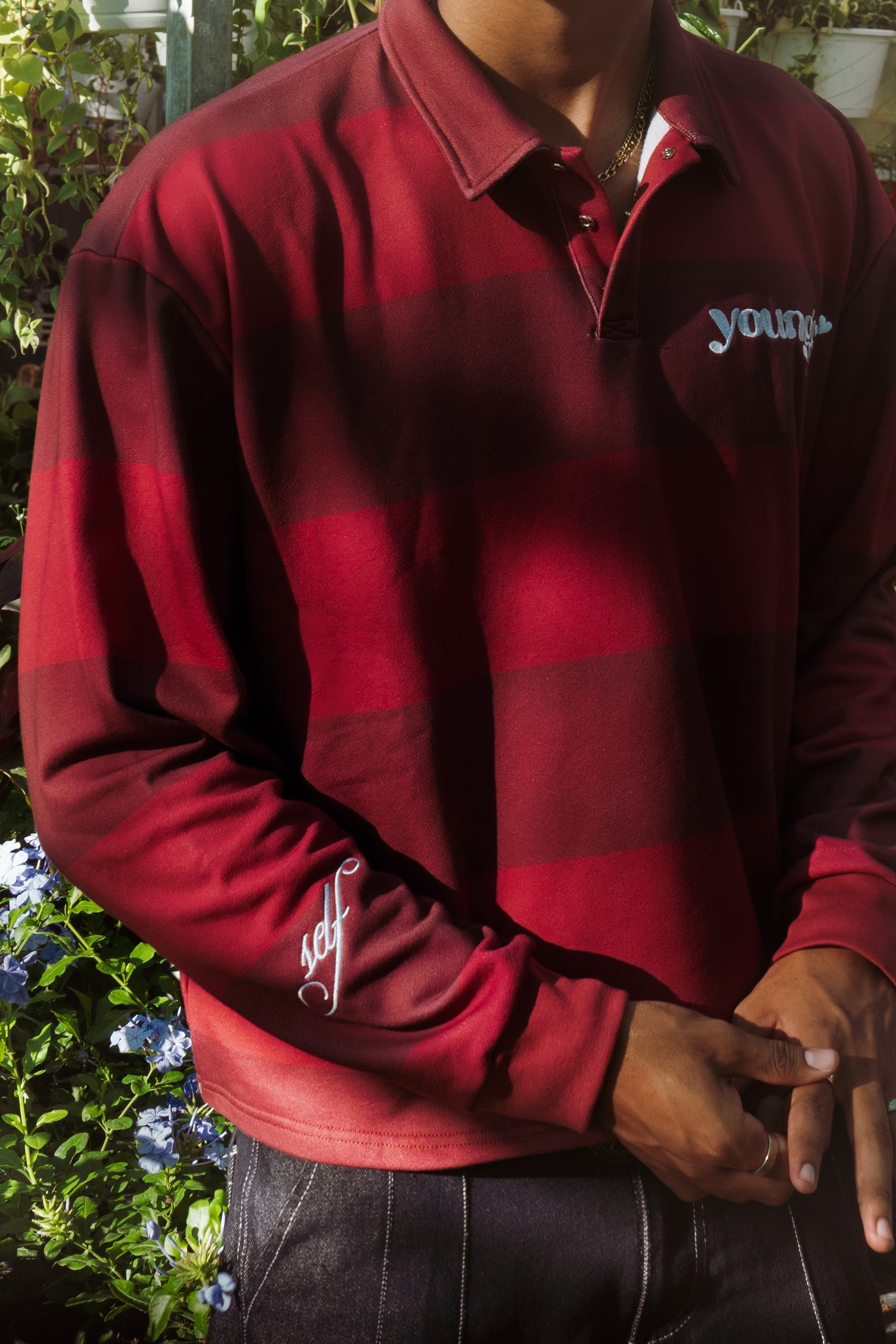 YOUNGER RED LONG SLEEVE