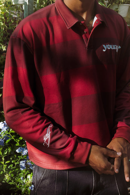 YOUNGER RED LONG SLEEVE