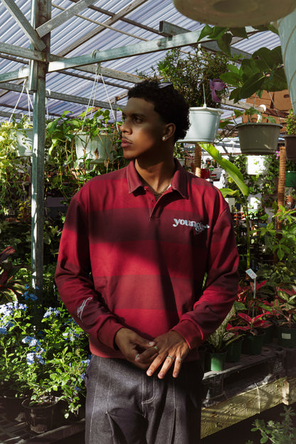 YOUNGER RED LONG SLEEVE